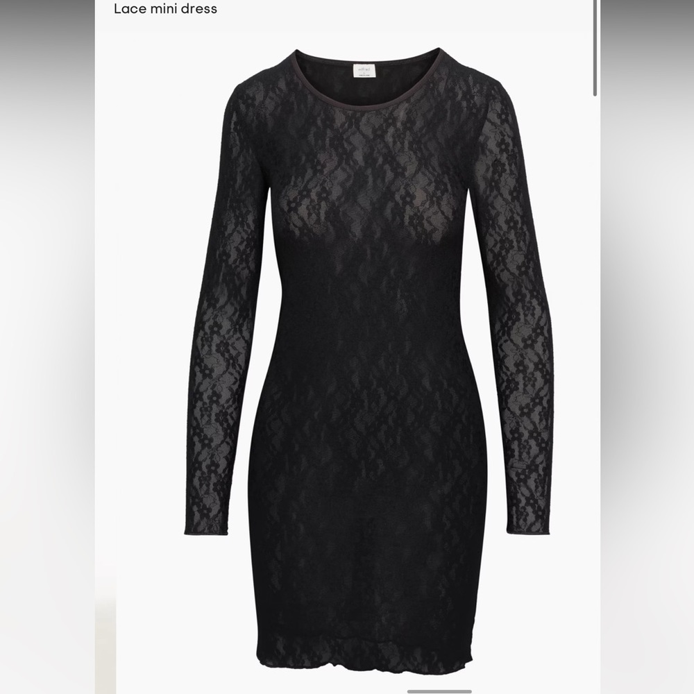 Aritzia lace mini dress